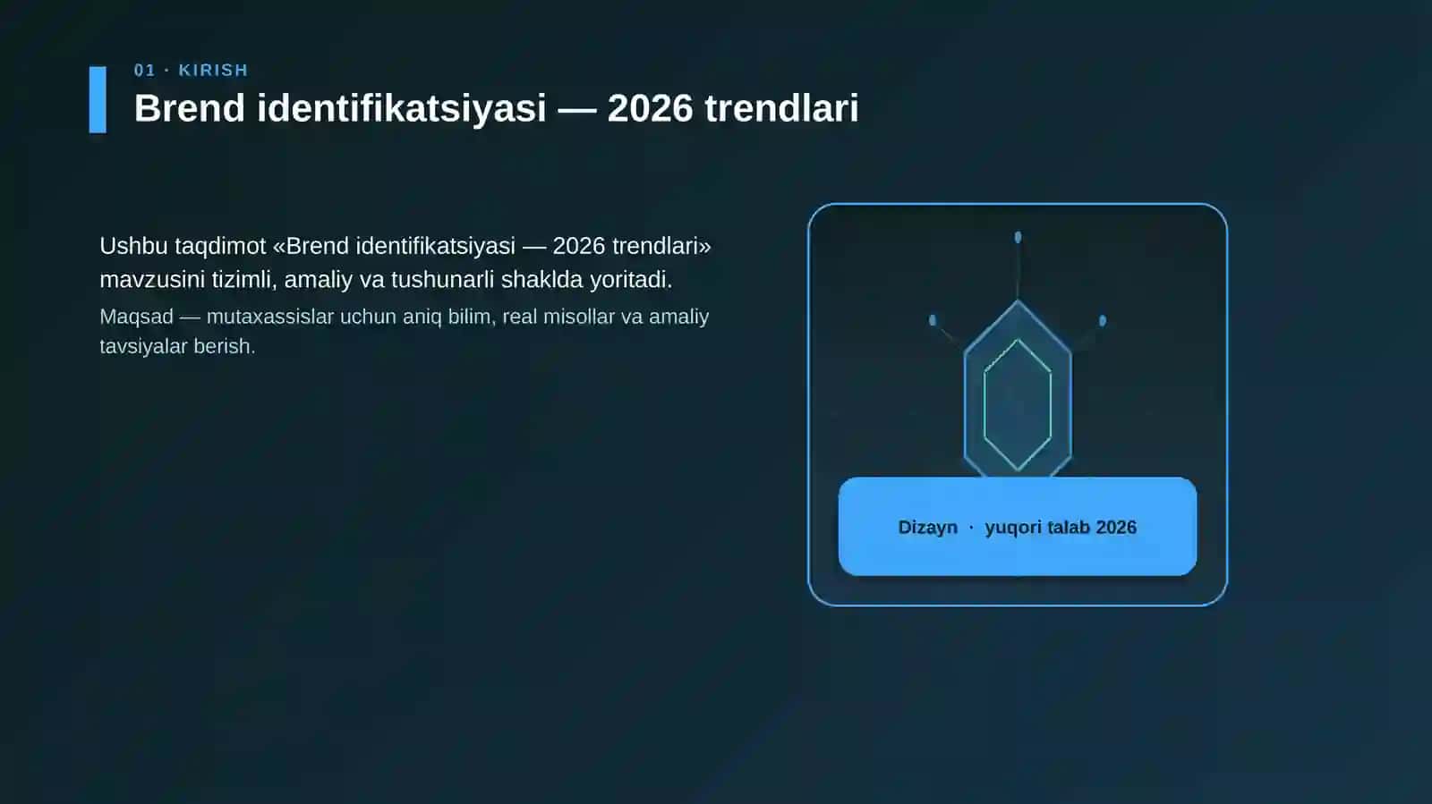 Brend identifikatsiyasi — 2026 trendlari 3