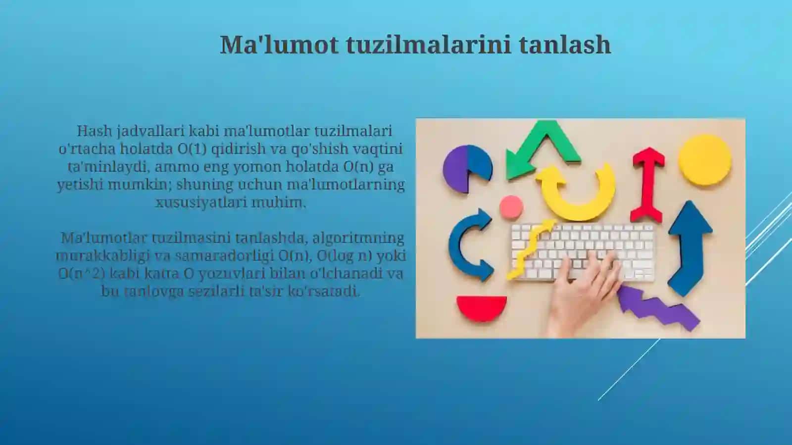 Algoritmni to'liq tuzish bosqichlarini o'rganish 3
