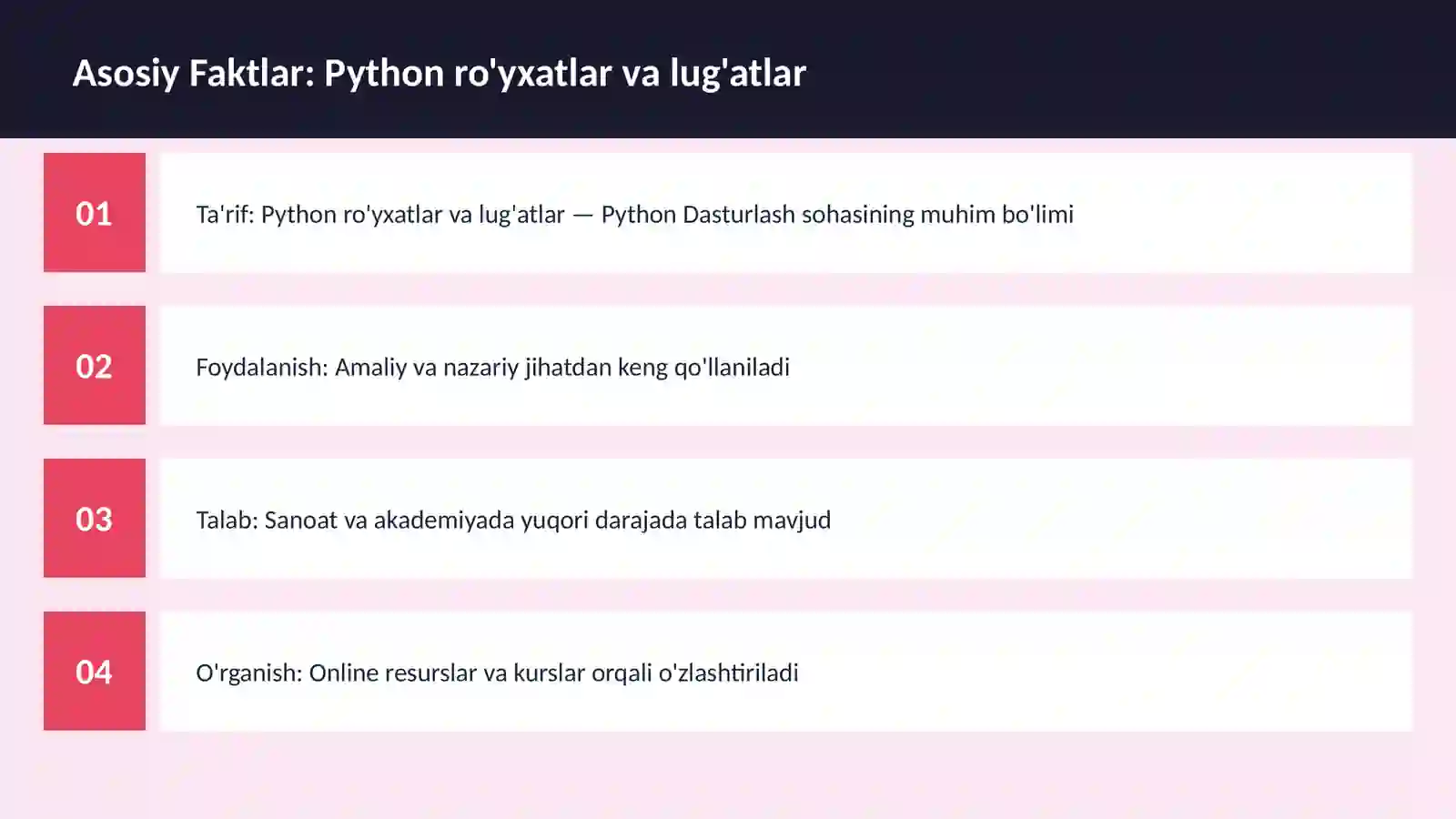 DASTURLASH | PYTHON DASTURLASH 3