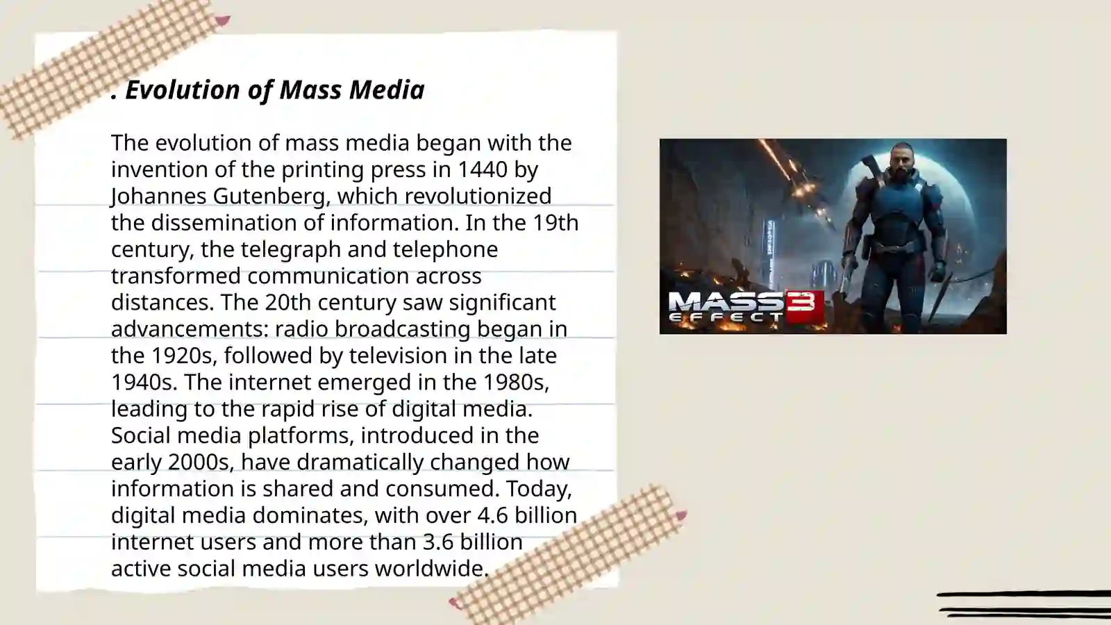 Evolution of Mass Media 3