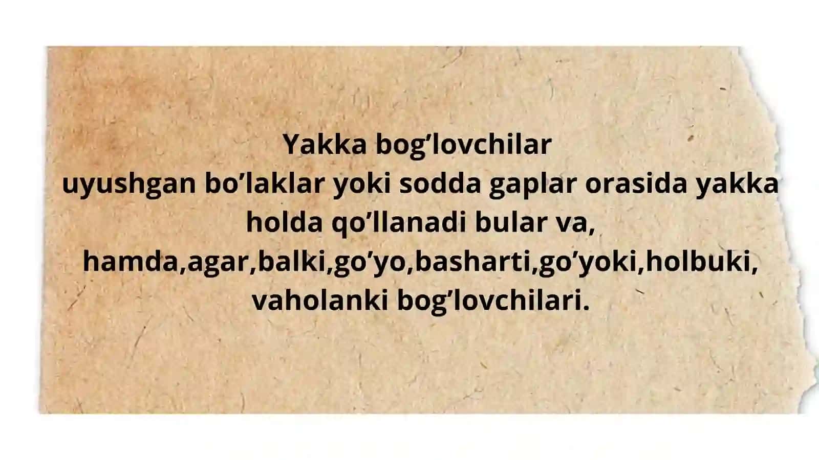 Bog’lovchilarning gramatik xususiyati 3