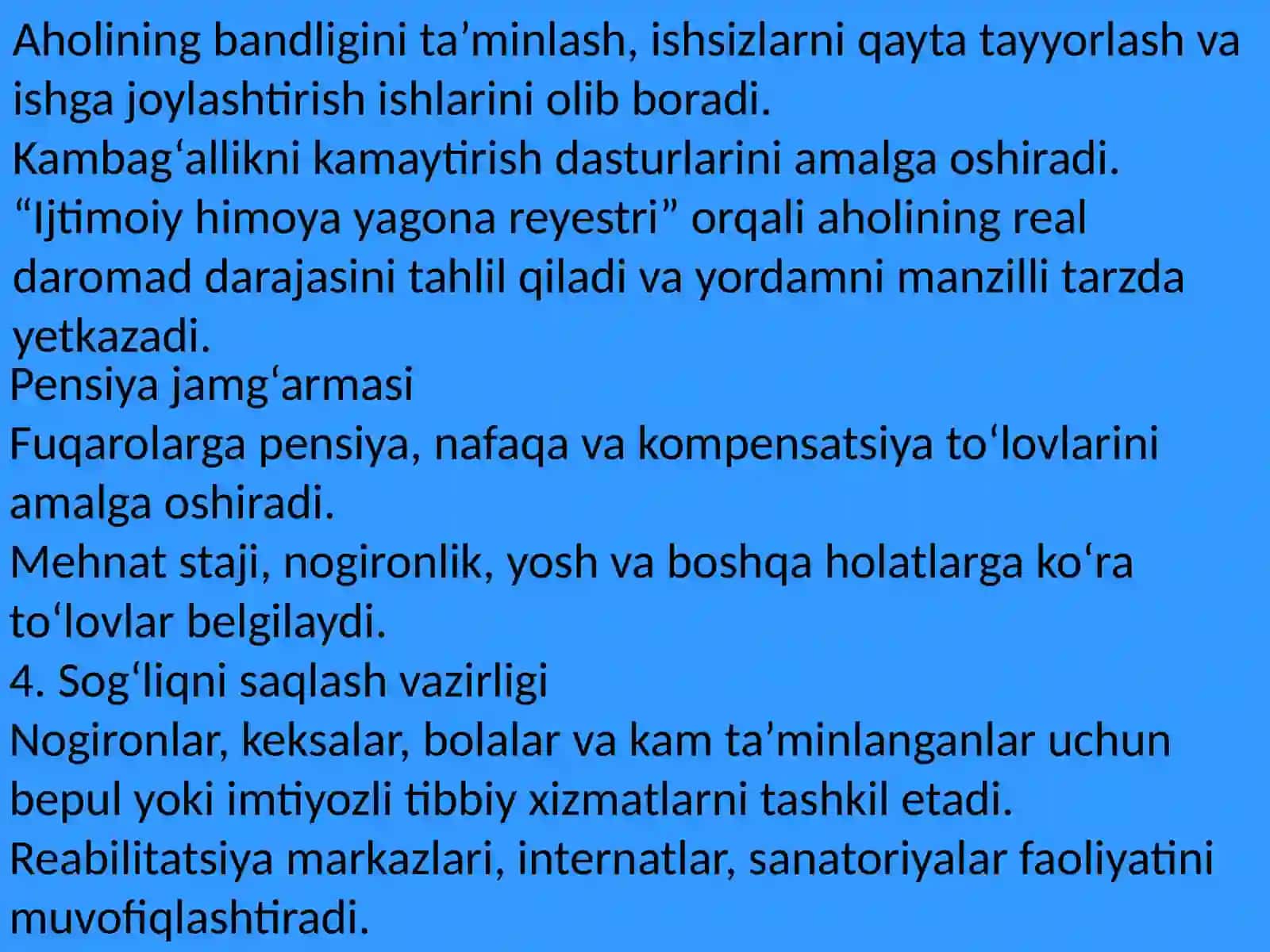 Aholini ijtimoiy himoya qilish tizimida davlat va nodavlat tashkilotlari 3