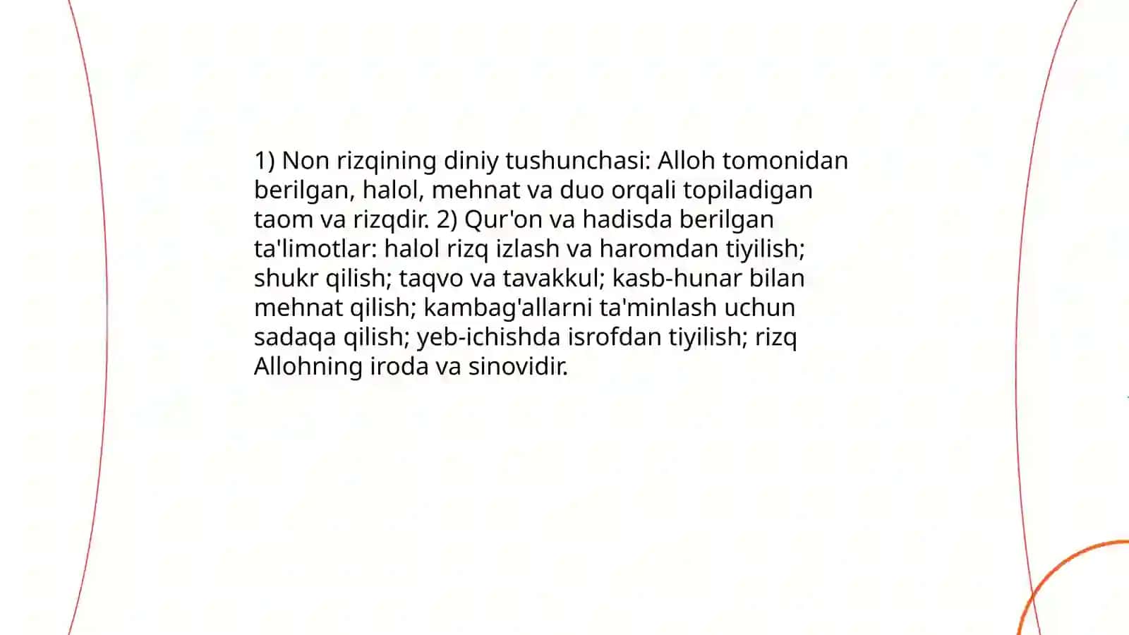 Non rizq roʻzimiz 3