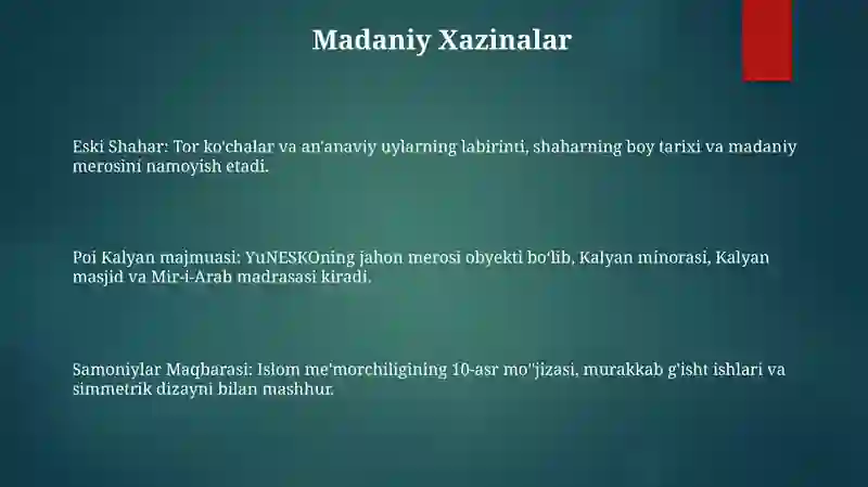 Zamonaviy Buxoro 3