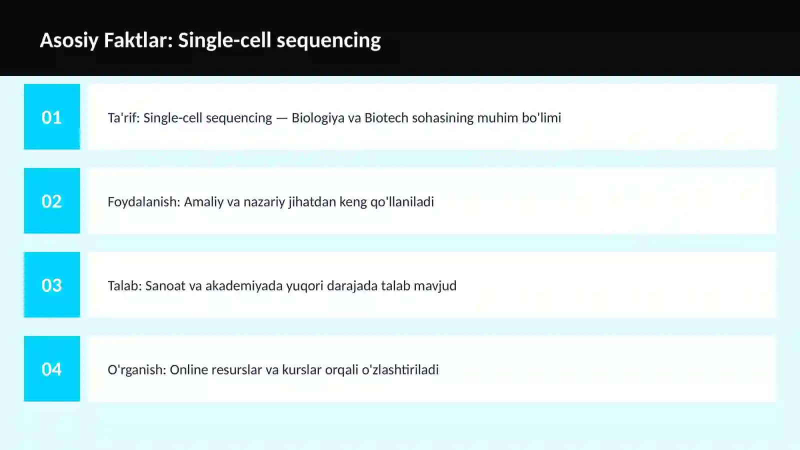 Single-cell sequencing 3