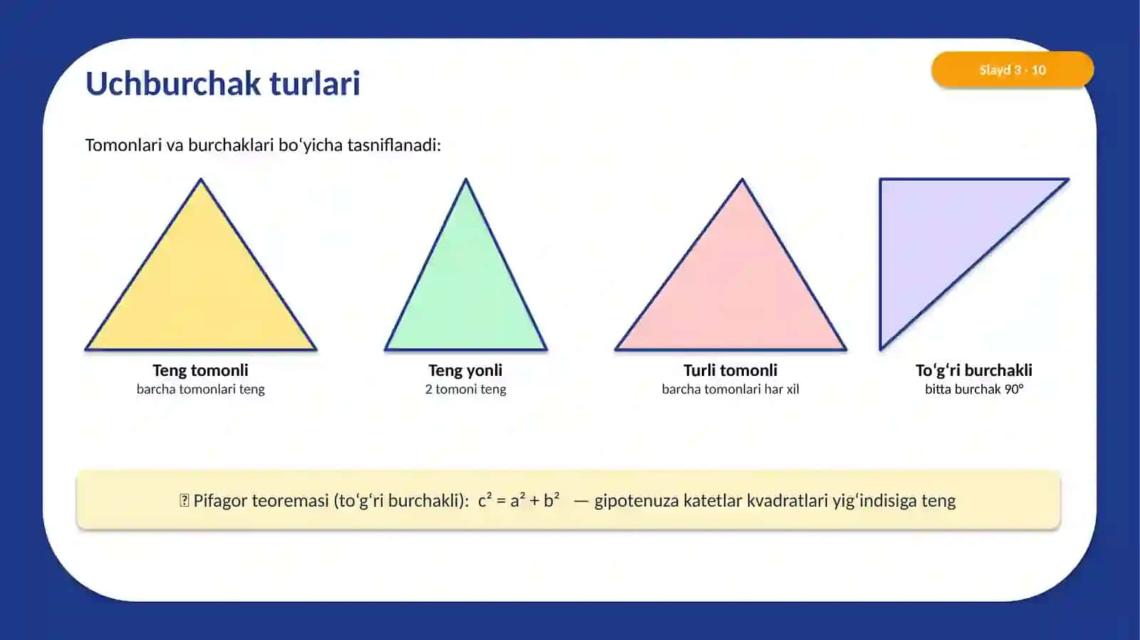 Geometrik shakllar olami 3