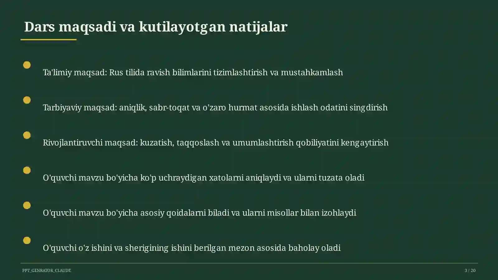 Rus tilida ravish (7-sinf) 3