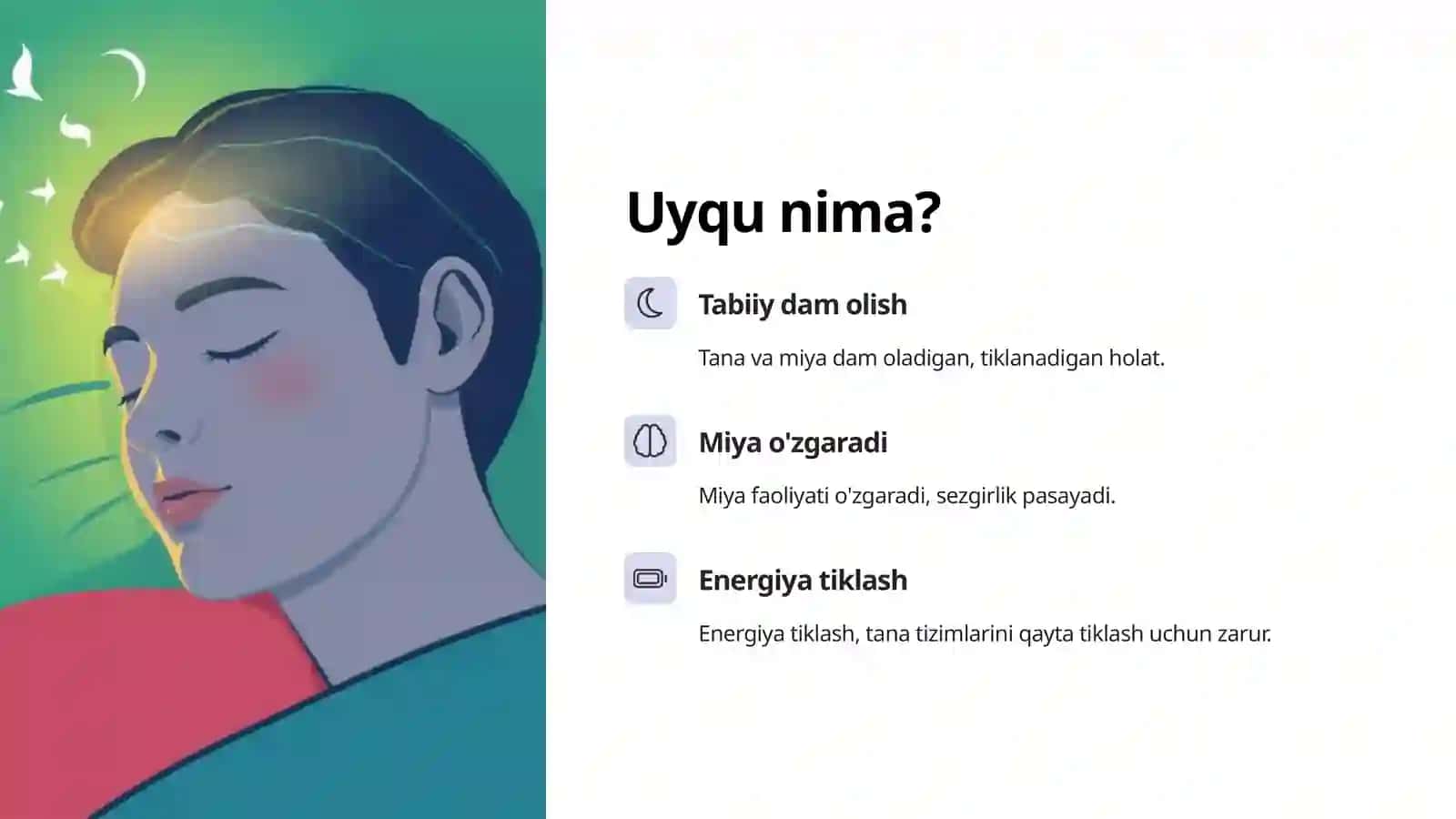 Uyqu va uning ahamiyati 3