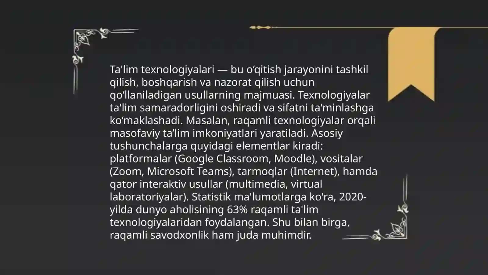 Taʼlim jarayonini texnologiyalashtirish 3