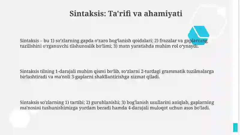 Sintaksis 3
