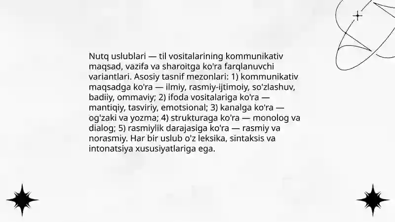 Nutq uslublari 3