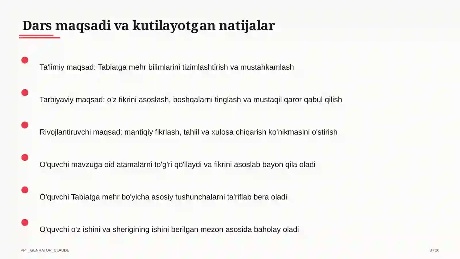Tabiatga mehr (3-sinf) 3