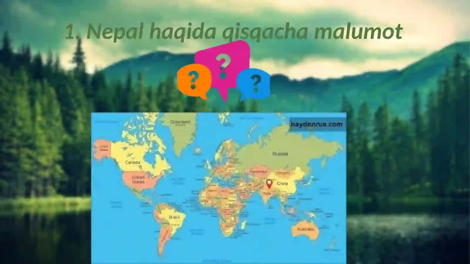 Nepaldavlatiturizimigaiqtisodiyvatabiyomillarningtasiri 3