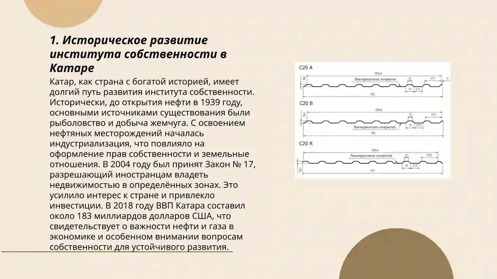 Экономическое обоснование прав собственности Катара 3