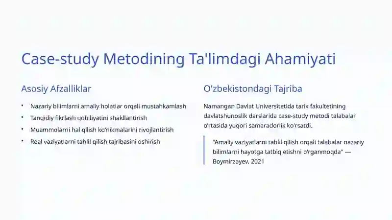 Case-study Metodi 3