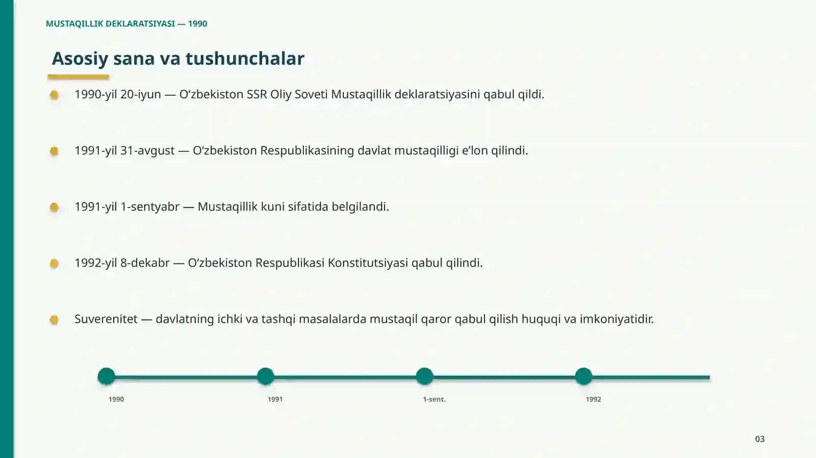 MUSTAQILLIK DEKLARATSIYASI 3