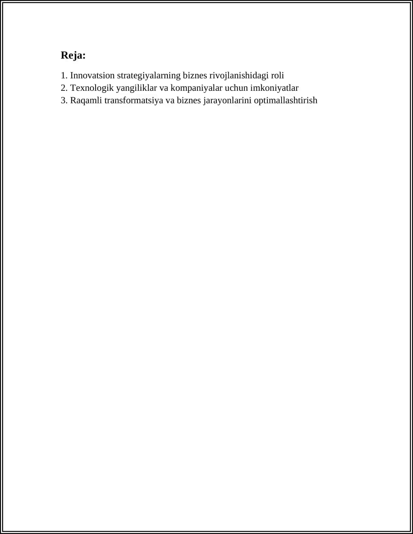 INNOVATSIYALAR ASOSIDA BIZNES KOMPANIYALARINING RIVOJLANISHI 3