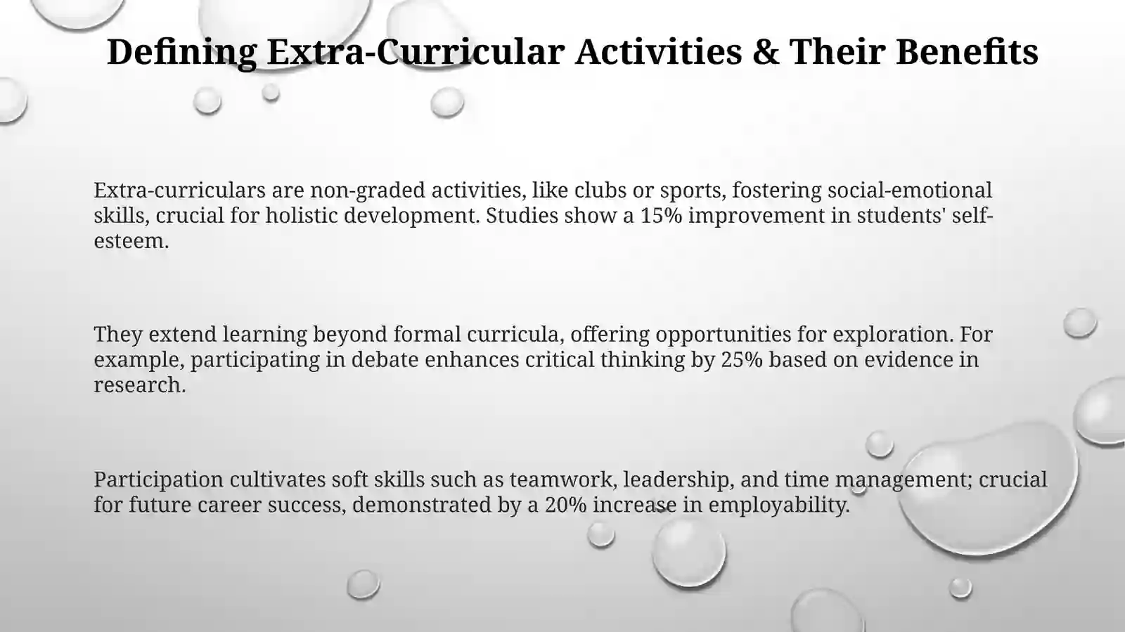 Extra curricular activities in teaching 3