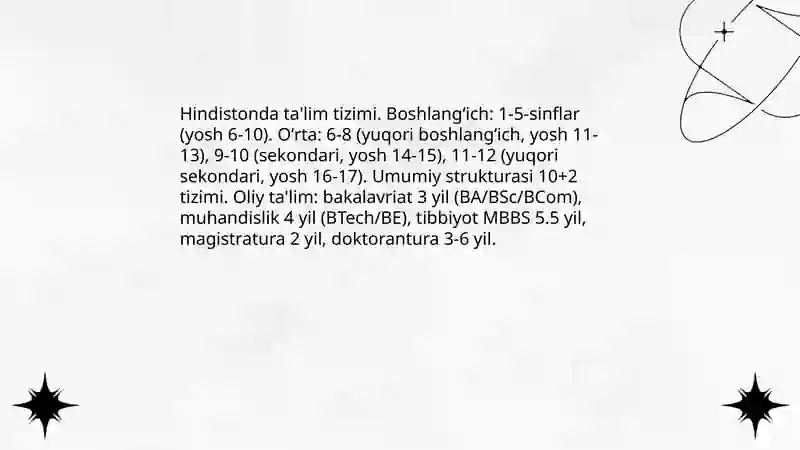 Hindiston ta'lim tizimi 3
