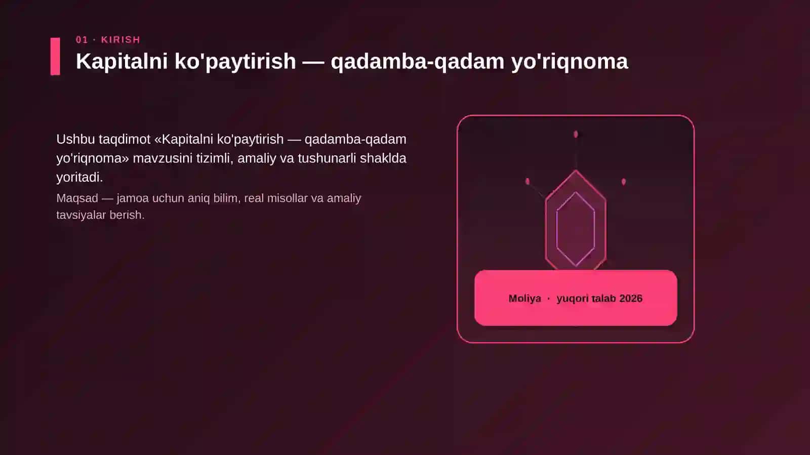 Kapitalni ko'paytirish — qadamba-qadam yo'riqnoma 3
