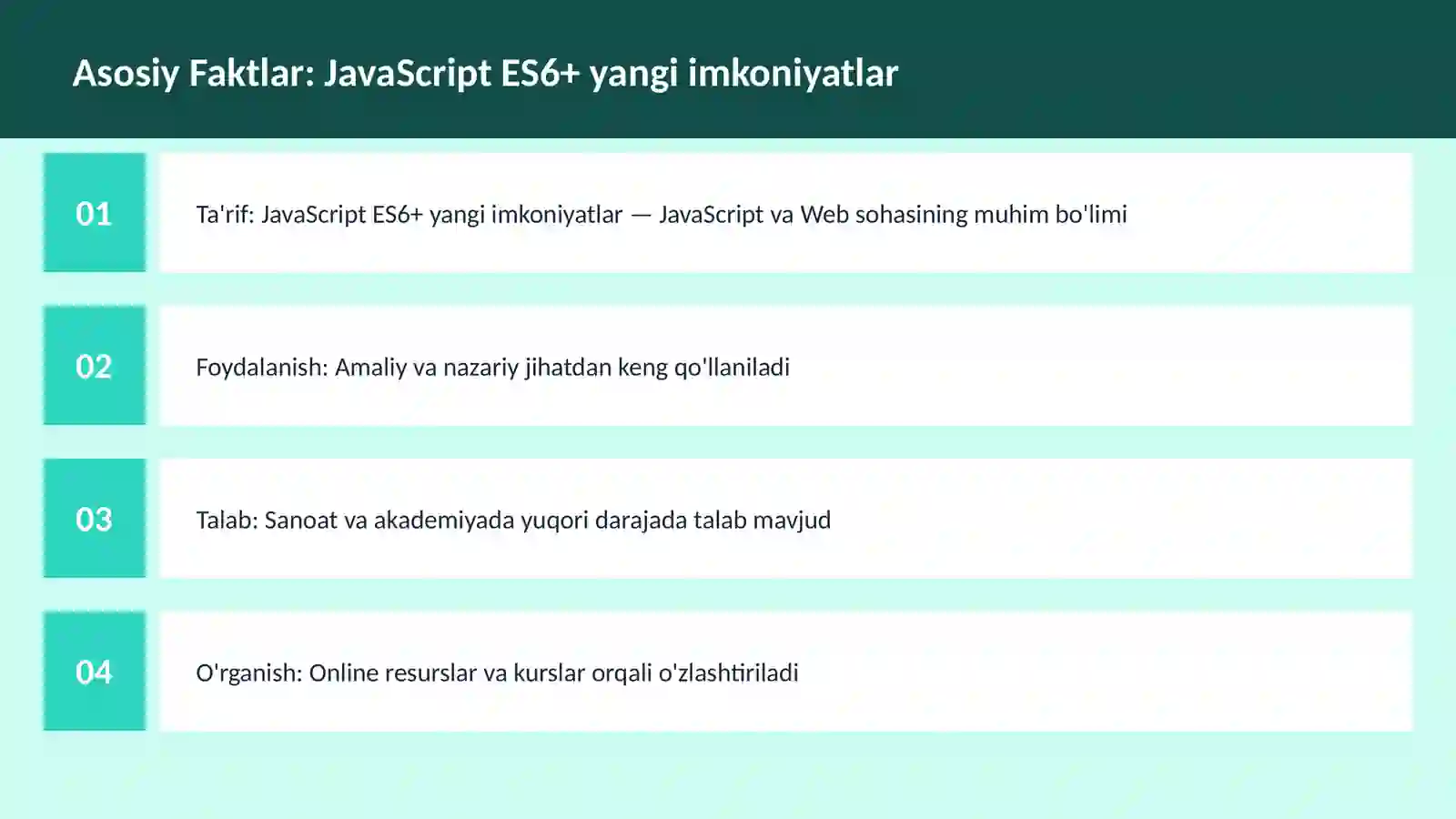 DASTURLASH | JAVASCRIPT VA WEB 3
