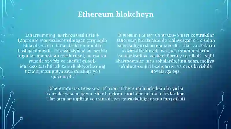 Ethereum Mavzusida 3