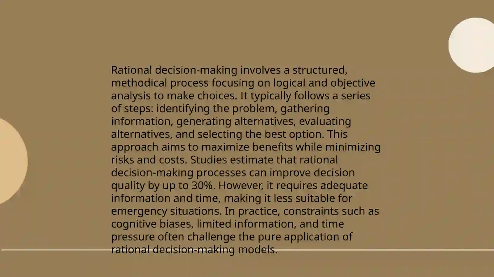 Decision Making 3