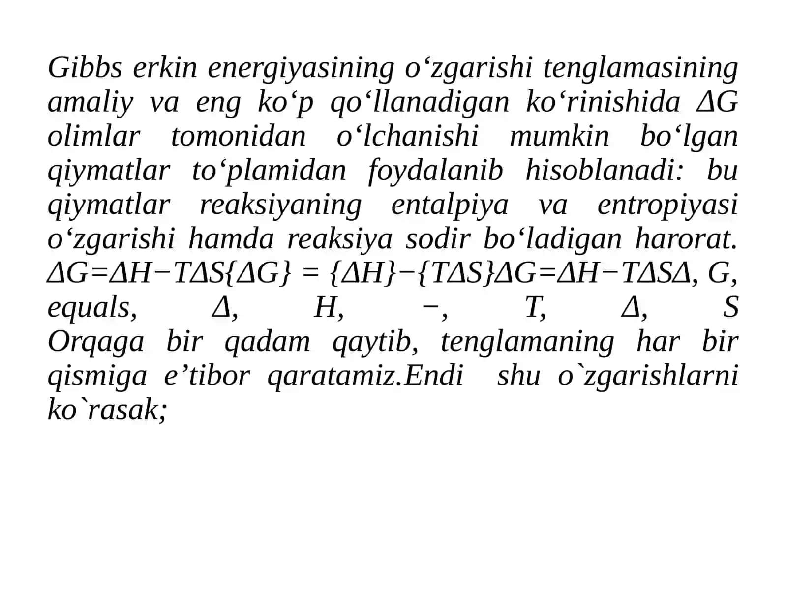 Reaksiyaniyo`nalishi 3