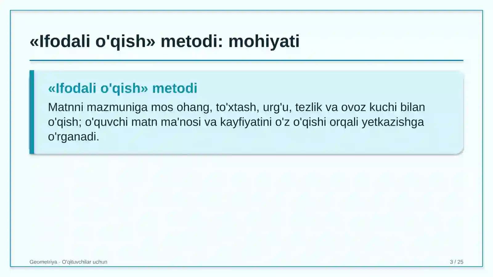geometriya darslarida ifodali o'qish metodidan foydalanish 5221 3