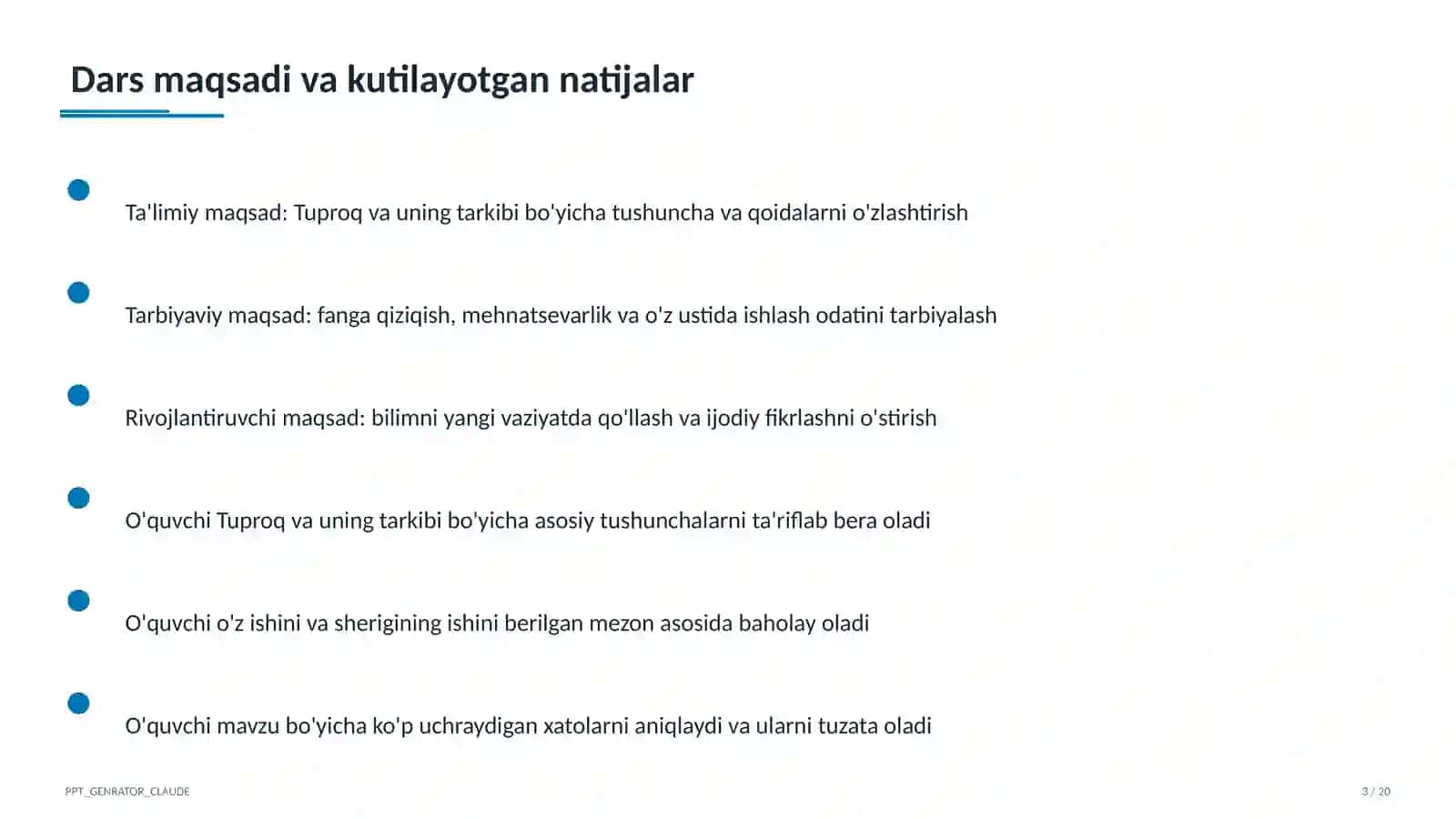 Tuproq va uning tarkibi (2-sinf) 3