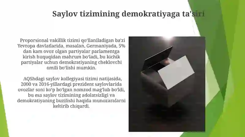 Saylov tizimi 3
