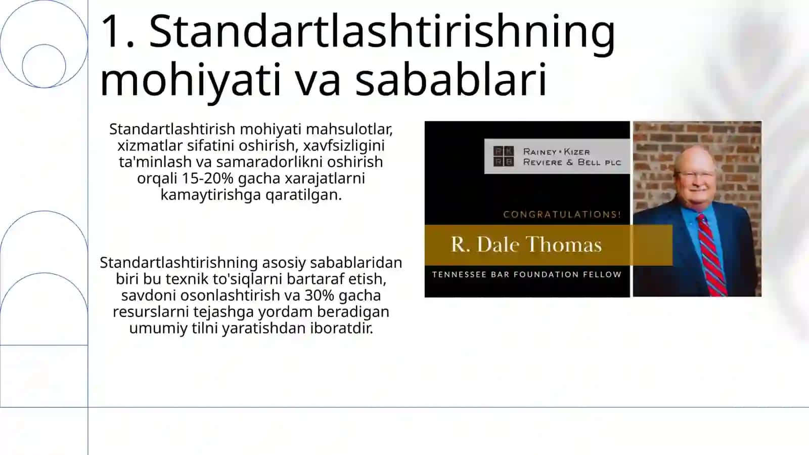 Standartlash maqsadi 3