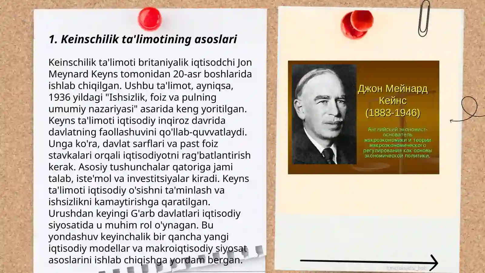 Keinschilik ta'limoti 3