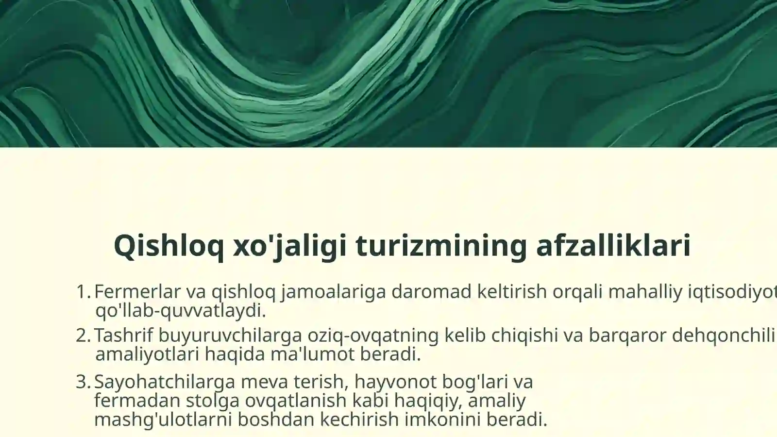 Qishloq turizmi 3