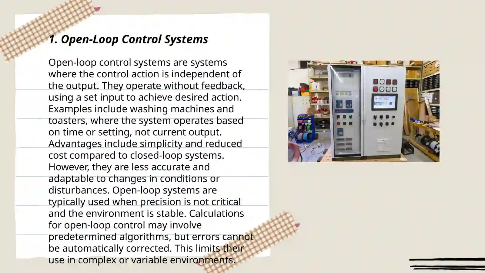 Control systems 3