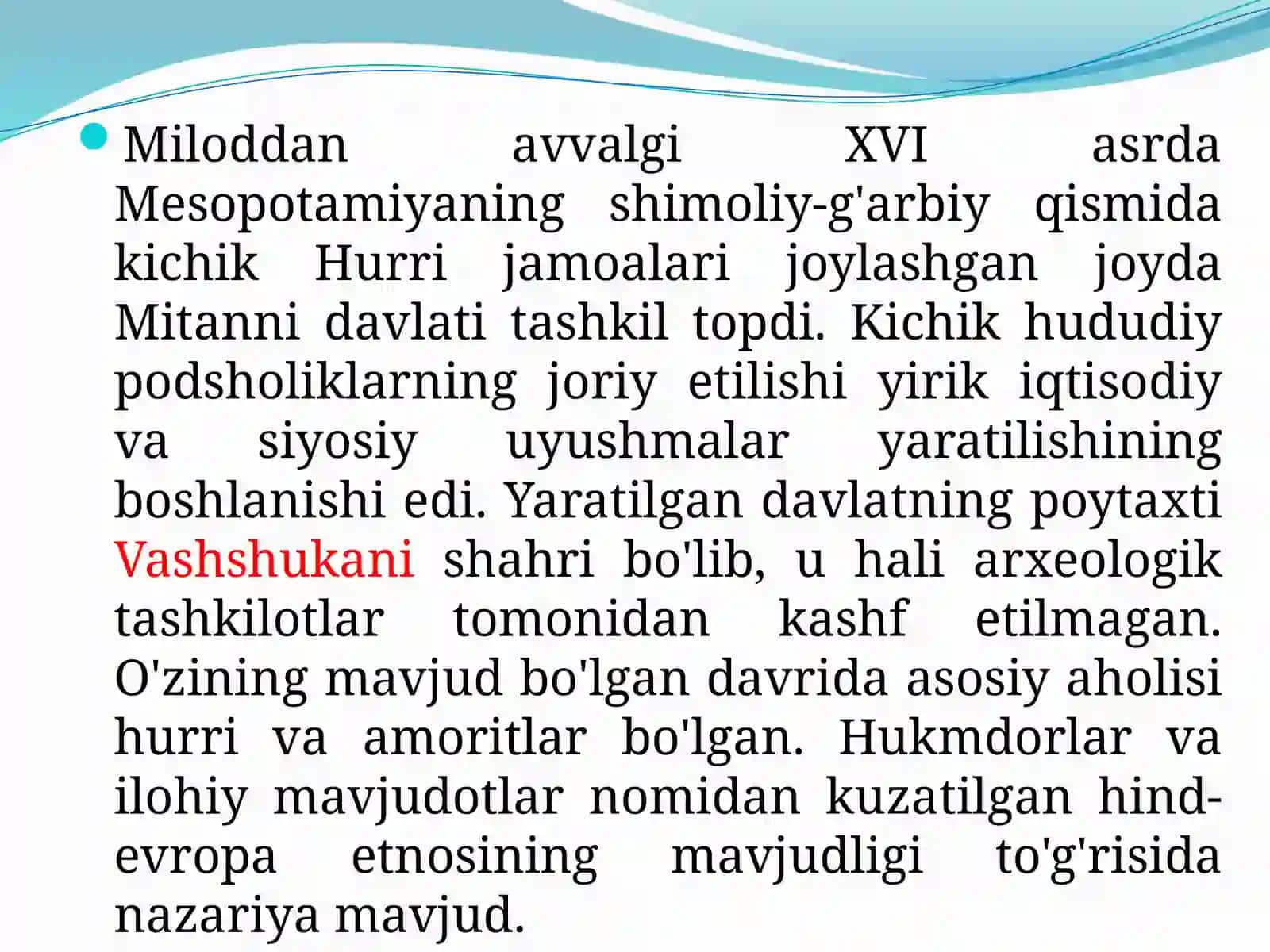Mittani  davlati 3