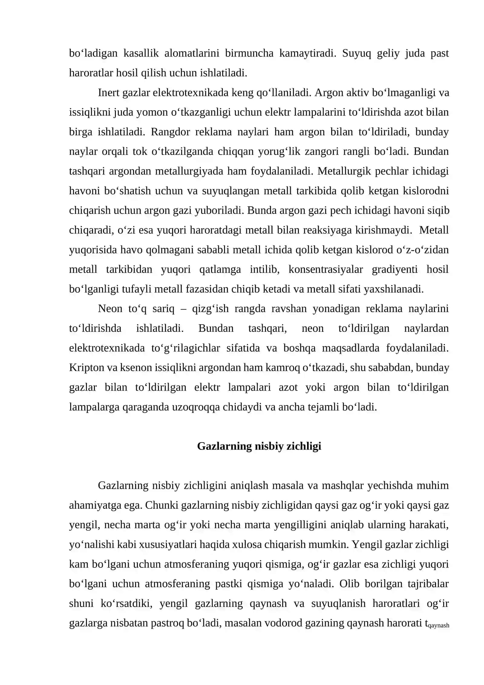 Gazlar va ularning xususiyatlari 3