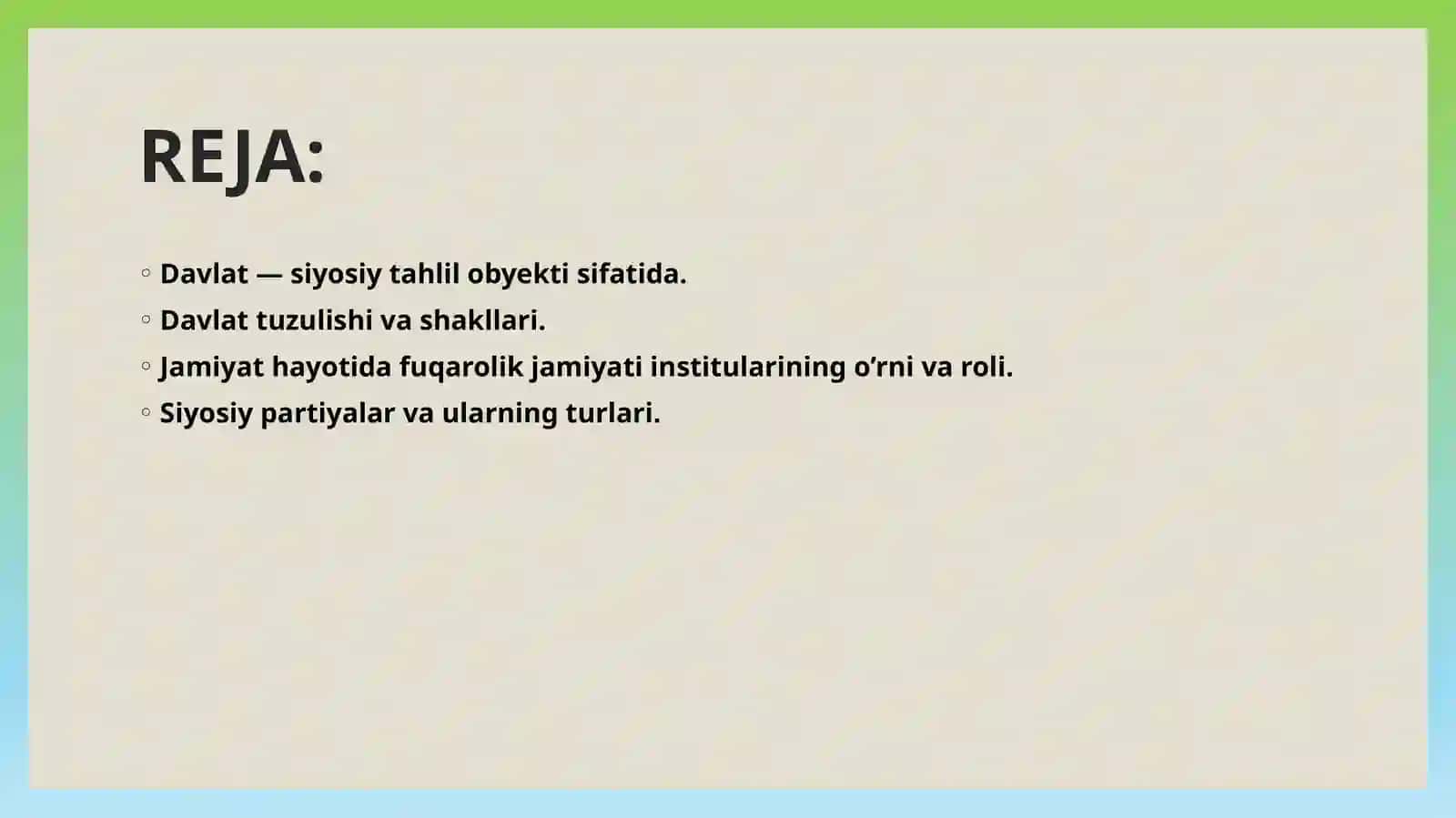 Davlat boshqaruvi va fuqarolik jamiyati institutlari munosabatlari 3