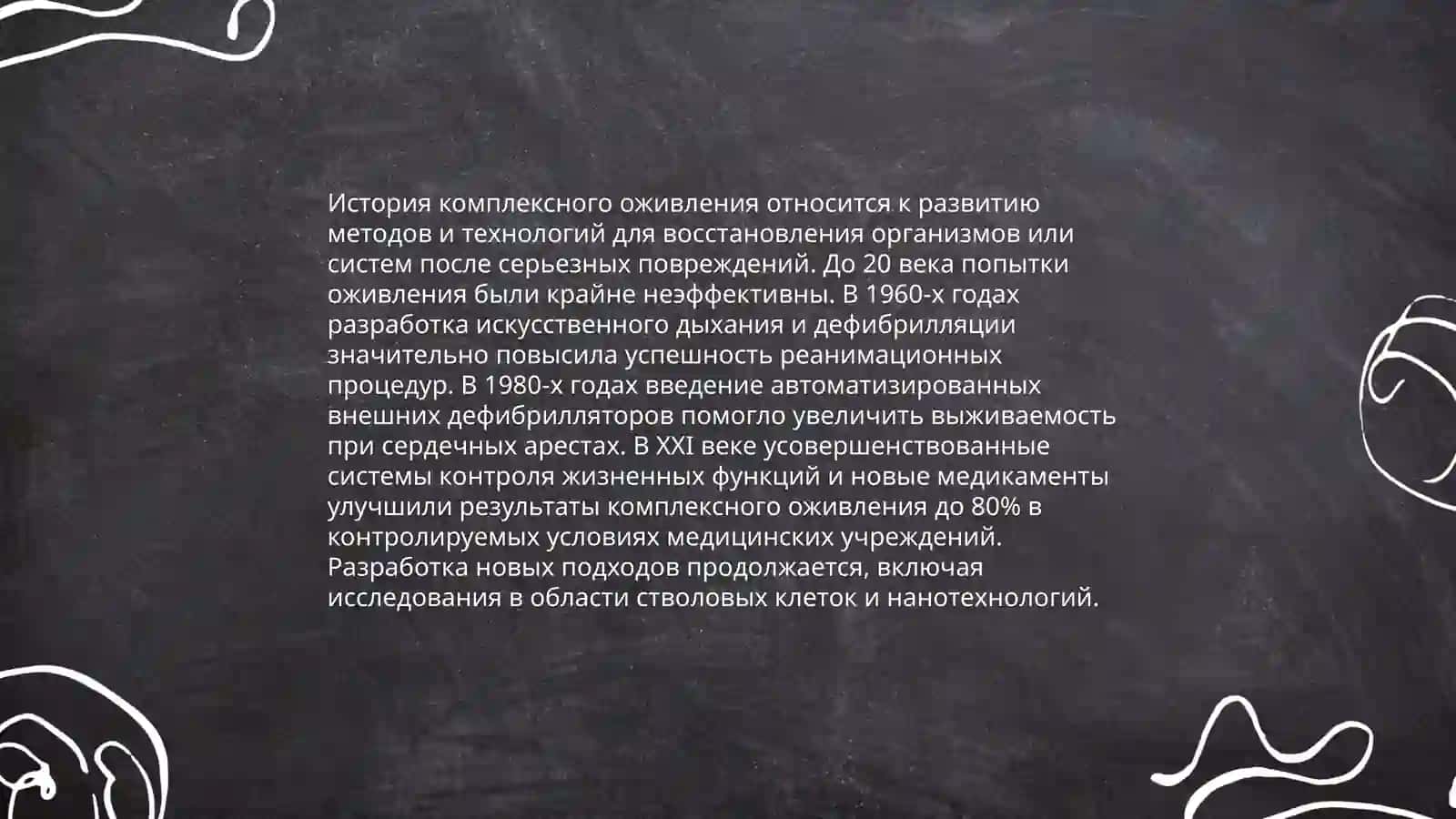 История комплексного оживления 3