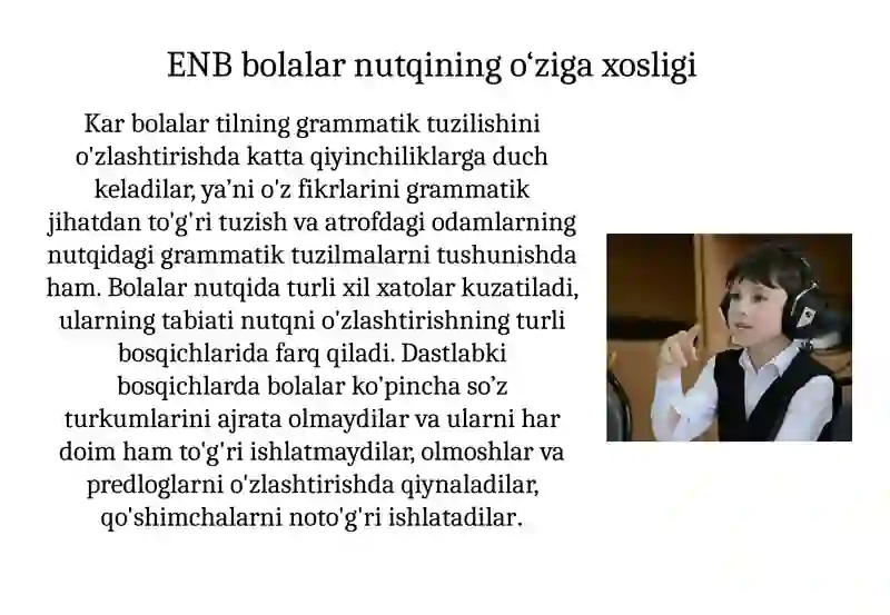 Eshitishida nuqsoni bo‘lgan bolalar nutq va tafakkur xususiyatlari 3