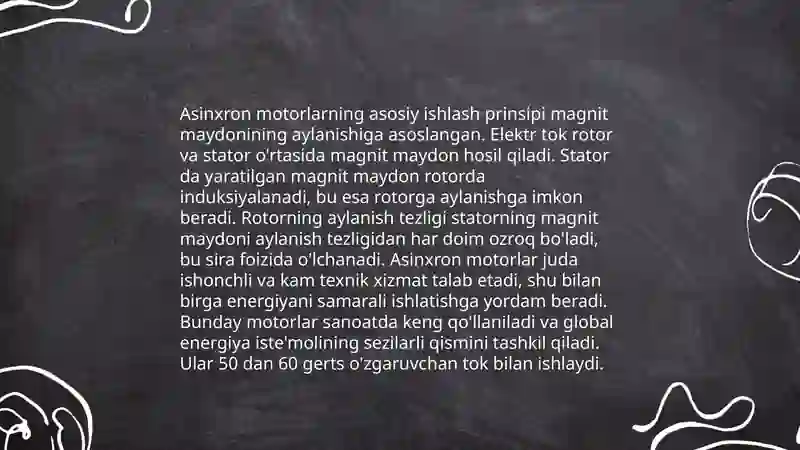 Asinxron motorlar 3