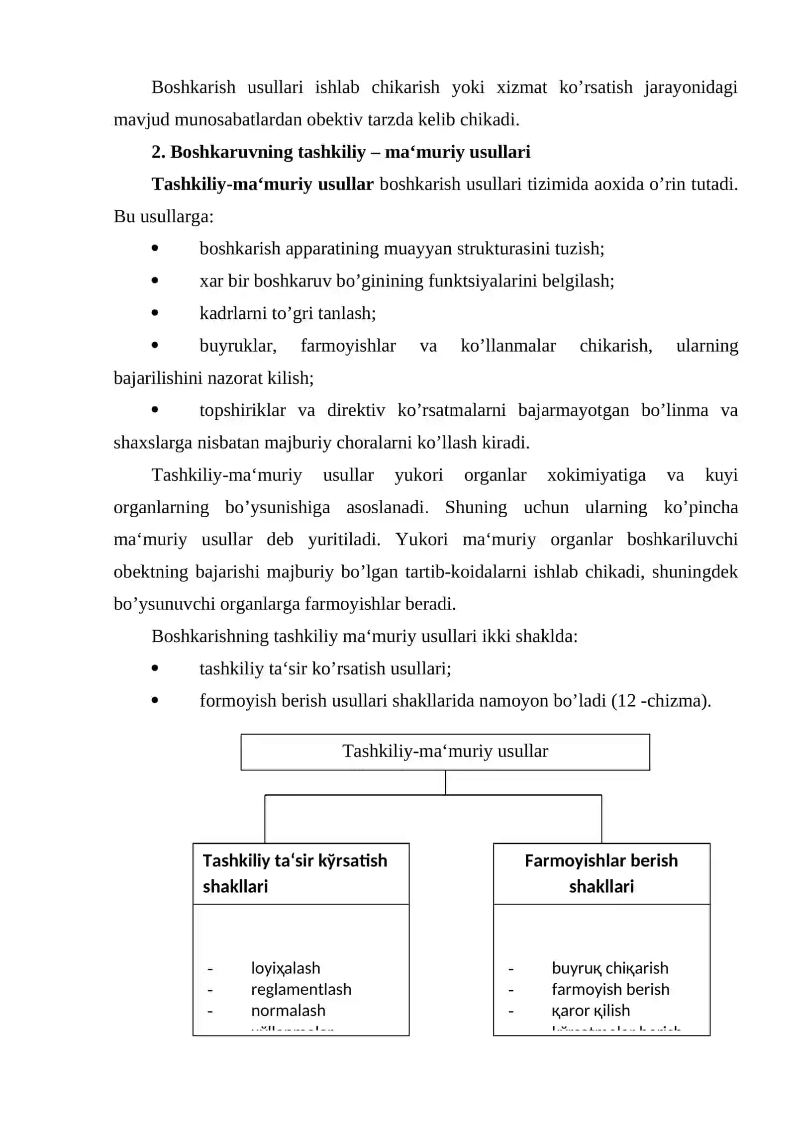 Boshqaruv usullari 3