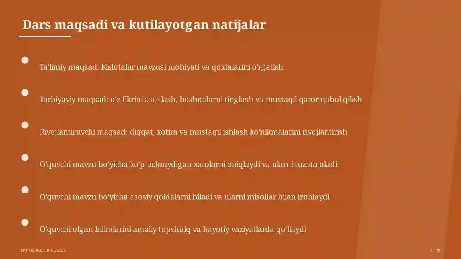 Kislotalar (8-sinf) 3