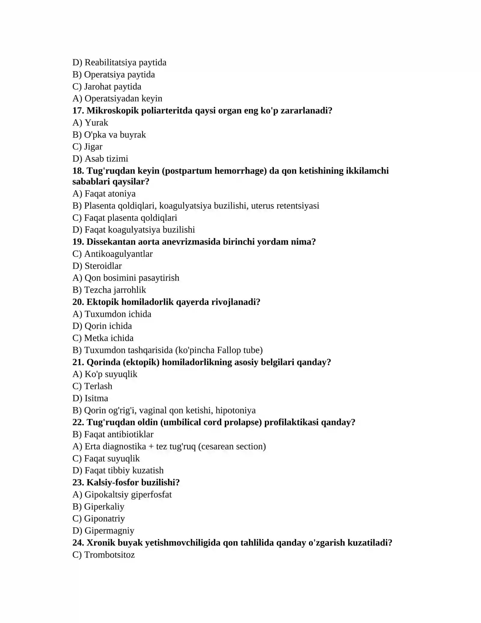 Klinik tekshiruv savollari 3