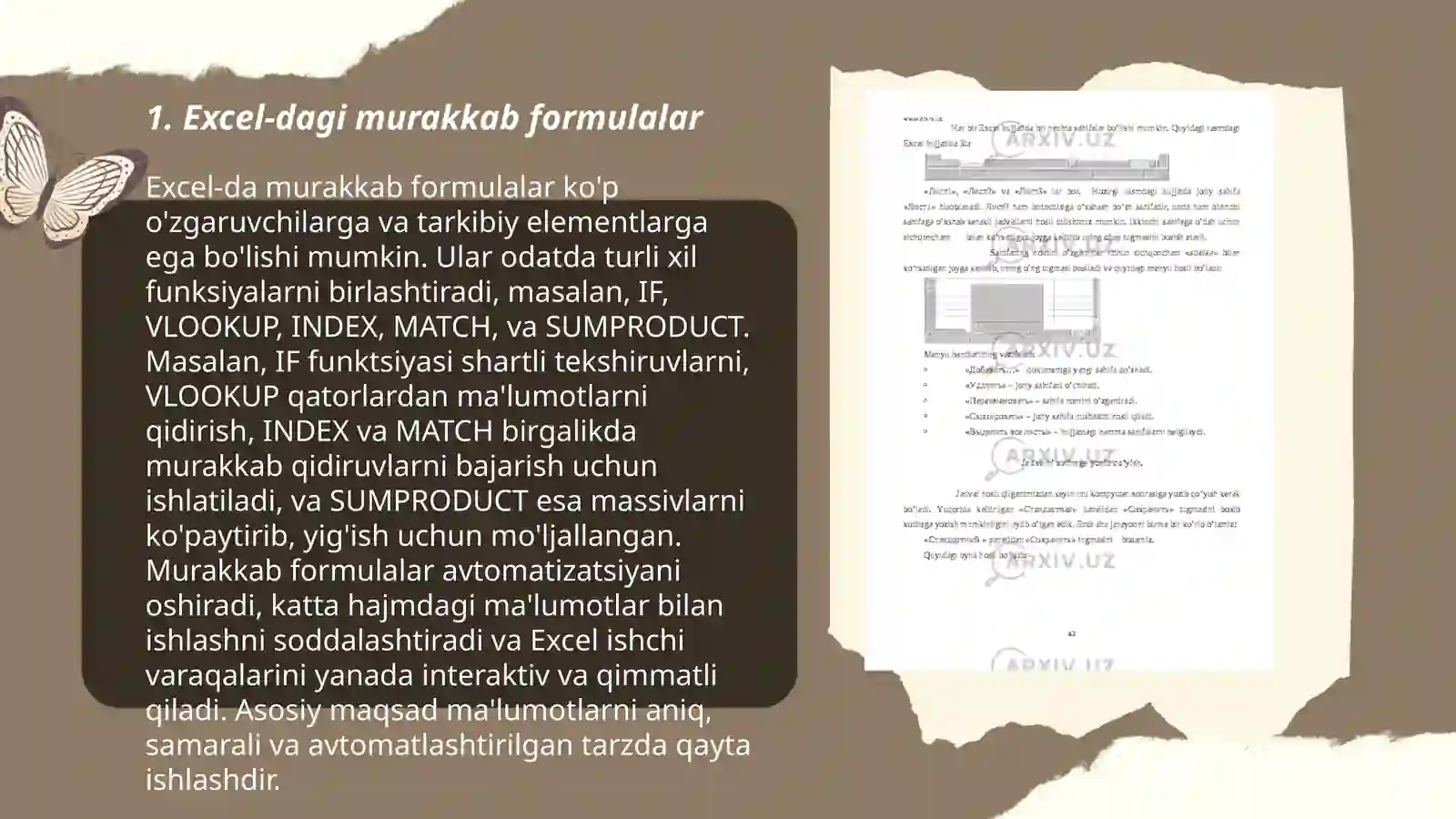 Excel-dagi murakkab formulalar 3