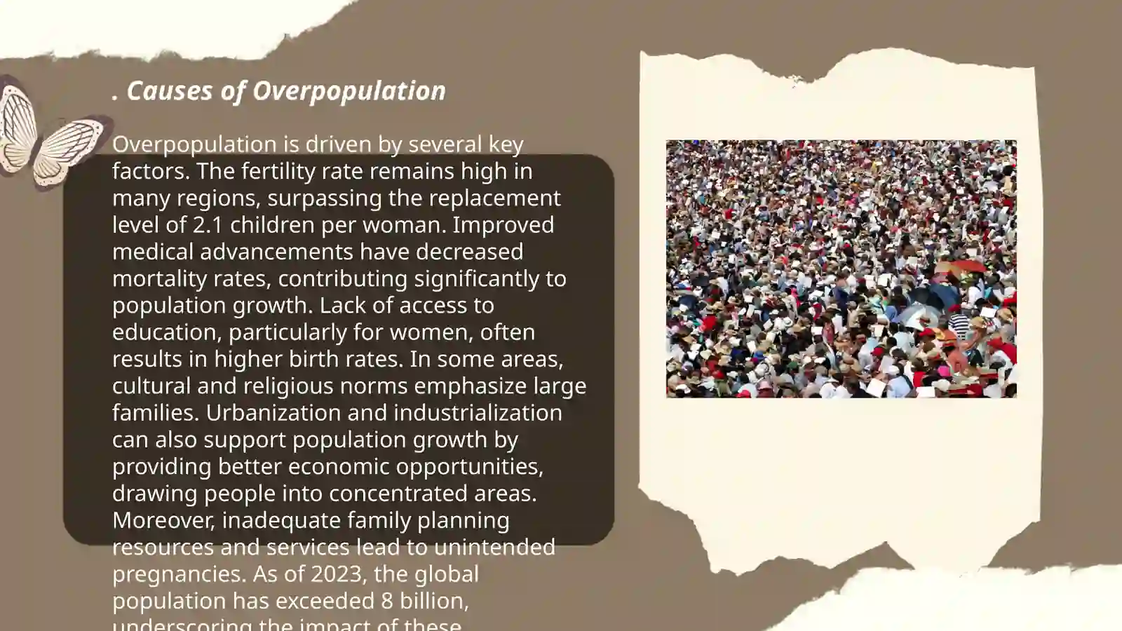 Overpopulation. The human explosion 3