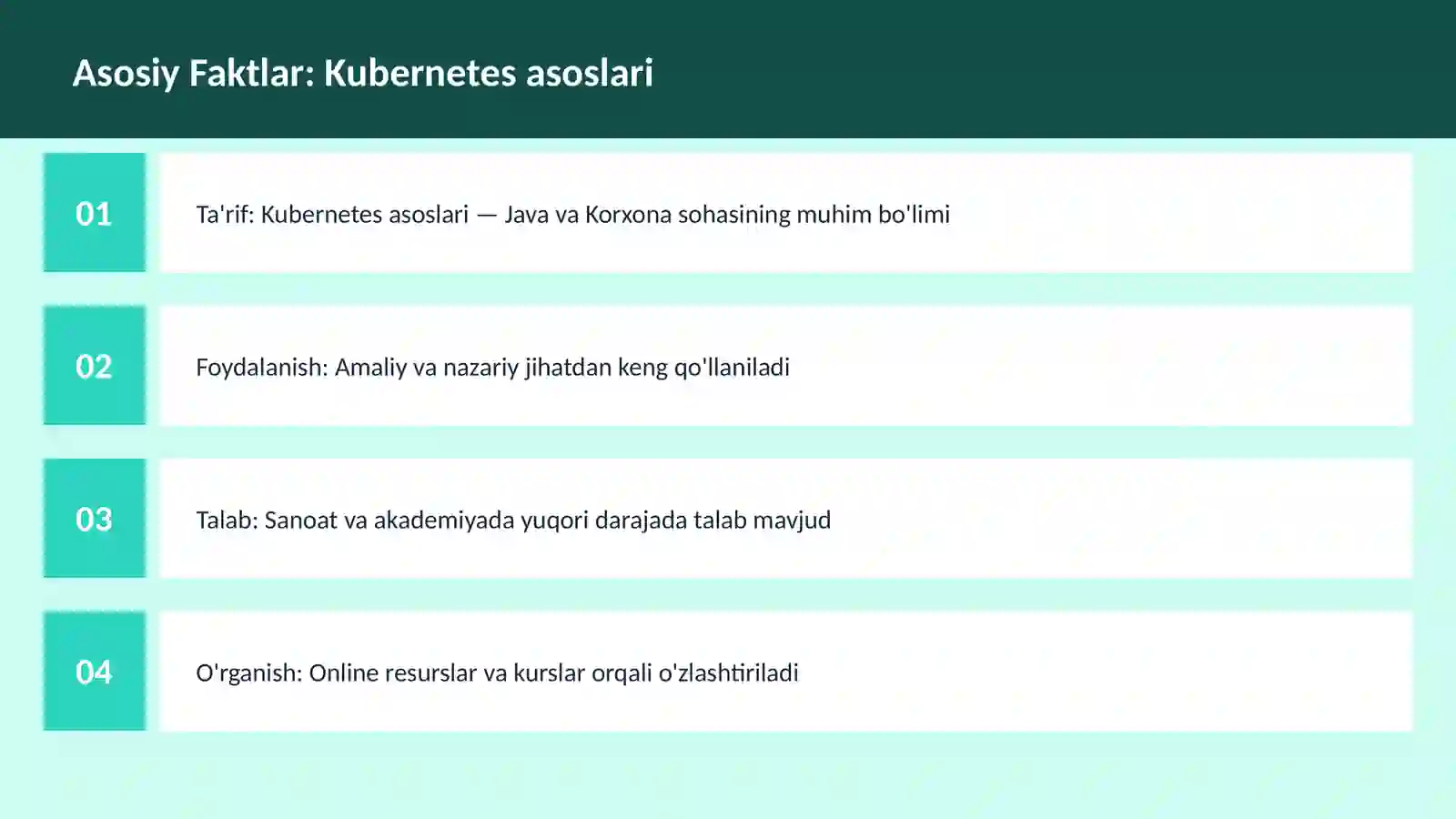 Kubernetes asoslari 3