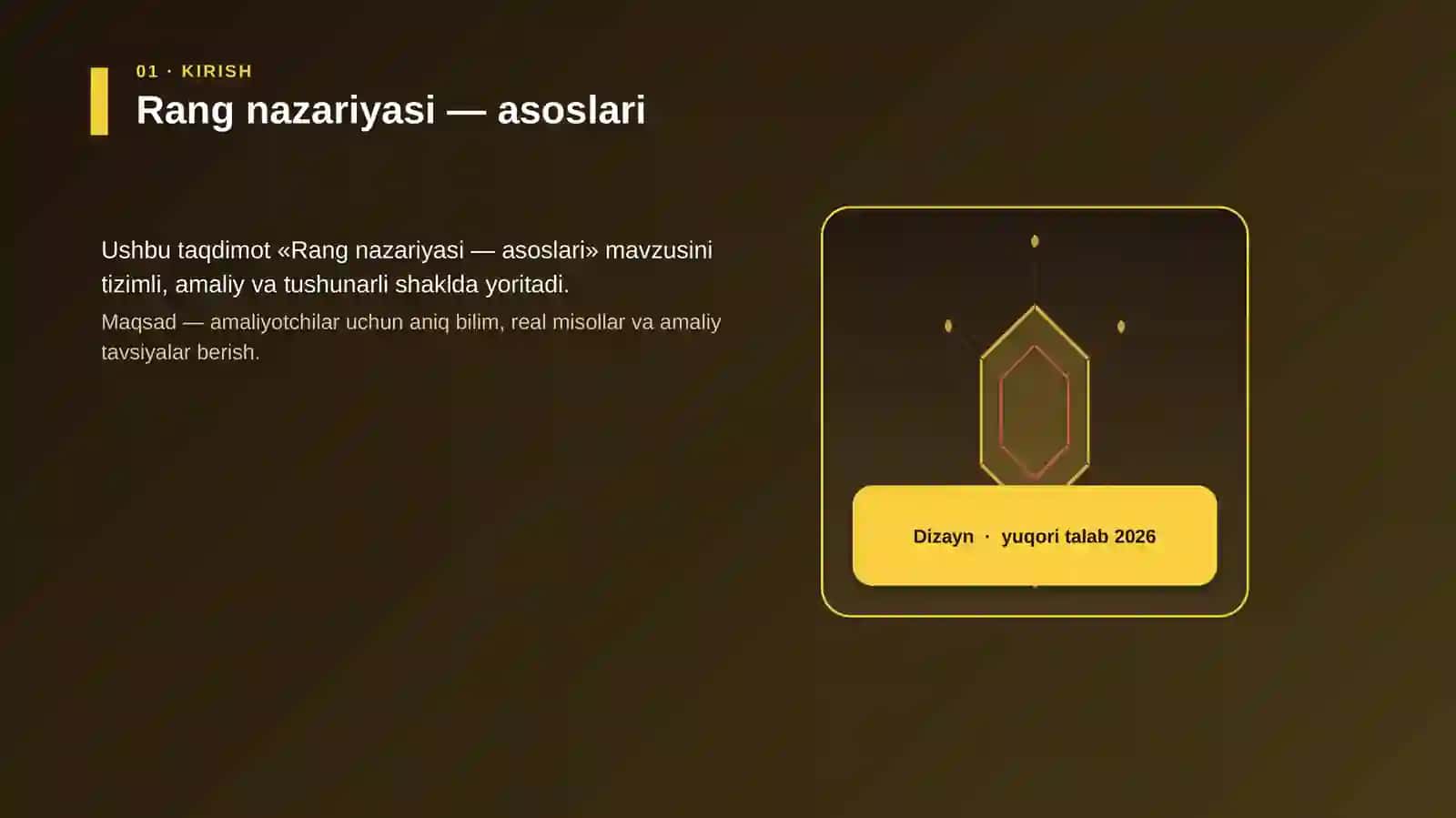 Rang nazariyasi — asoslari 3