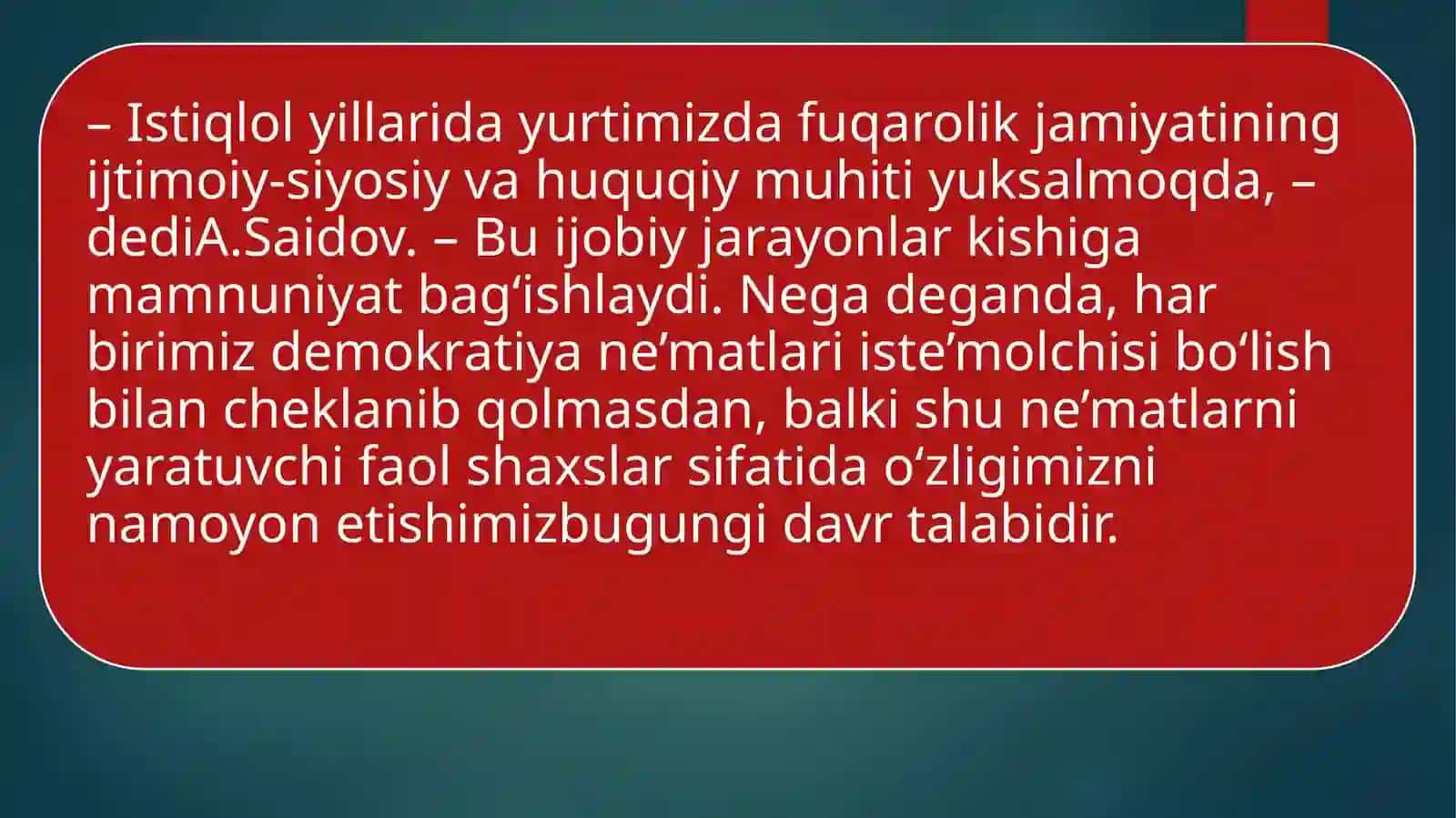 Taturgan muammolarni taxlil qilish 3