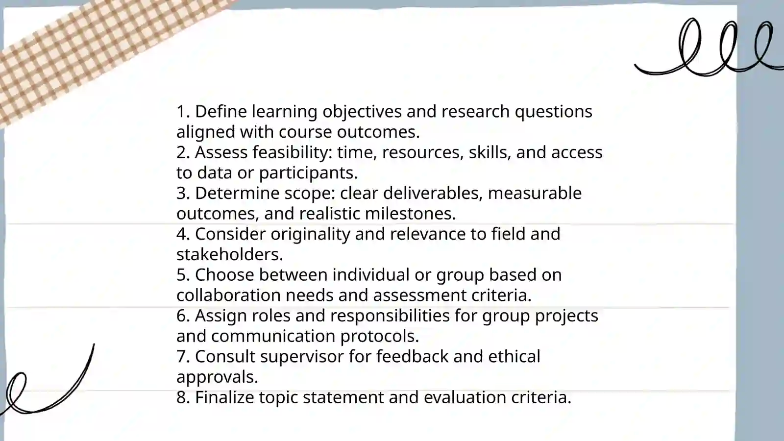 Individual and Group Academic Projects 3